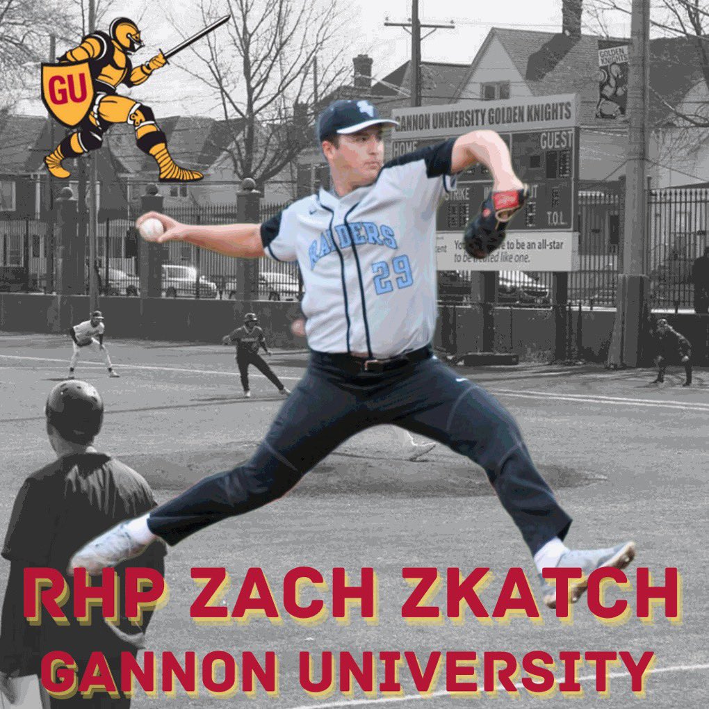 I am extremely excited to announce my commitment to Gannon University to further my academic and athletic career. I would like to thank God, my family, and all those who have helped me along the way. Special thank you to @Spikes_Baseball @Josh_Sharpless @chaserowe23