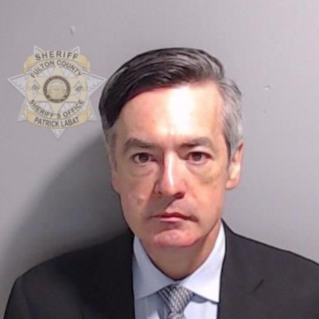 kaitlancollins's tweet photo. Booking photos for Kenneth Chesebro, Cathy Latham and Ray Smith. https://t.co/FIhzg0yUZV