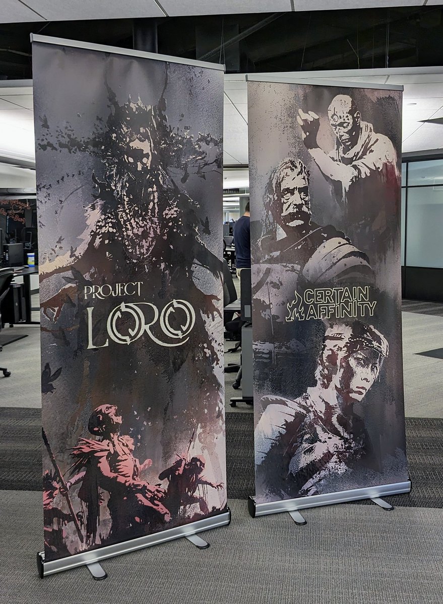 MaxHoberman's tweet photo. Today was a second full day of behind closed doors pitches at Gamescom, and our playable demo put a lot of smiles on people's faces. We tell everyone the project codename, and it's bound to get out, so let me be the first.

Say hello to Loro, a working title for our original FPS. https://t.co/ycZgZYIG2F