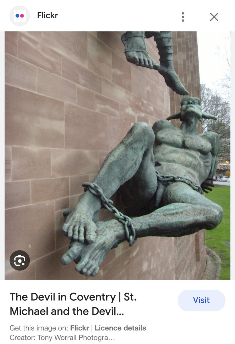 AnderConsult's tweet photo. @gdavies so watching buzzocks, here is the devils cock for you. You’re welcome. Courtesy of coventry cathedral. https://t.co/PWCfFOwfmb