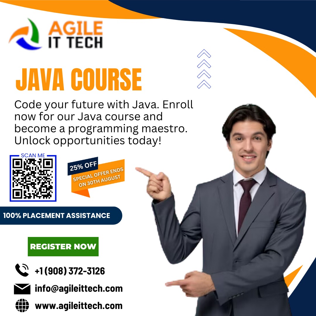 agileittech's tweet photo. Code your future with Java. Enroll now for our Java course and become a programming maestro. Unlock opportunities today!
#java #javatraining #javacourse #javascript #javaonline #javacoursesonline #javacourseinusa #usajob https://t.co/m3lkZwZDAN