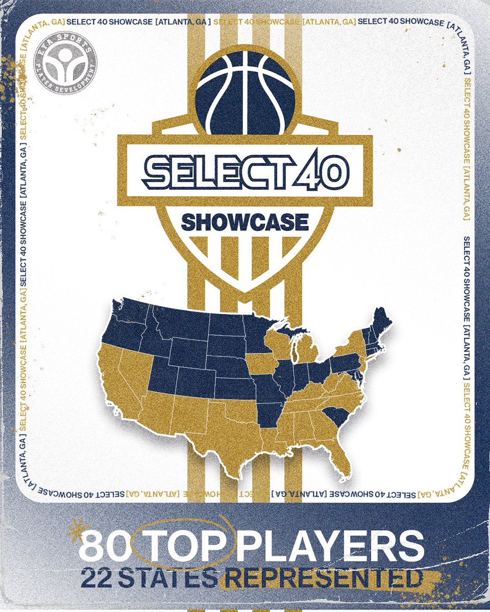 80 the countries top selected players Select 40 Showcase In Atlanta Ga States filled Gold shows where players are from! Looking to be selected? Send your information here form.jotform.com/232023994536055 *Selected players who haven’t registered, you don’t want to miss it!