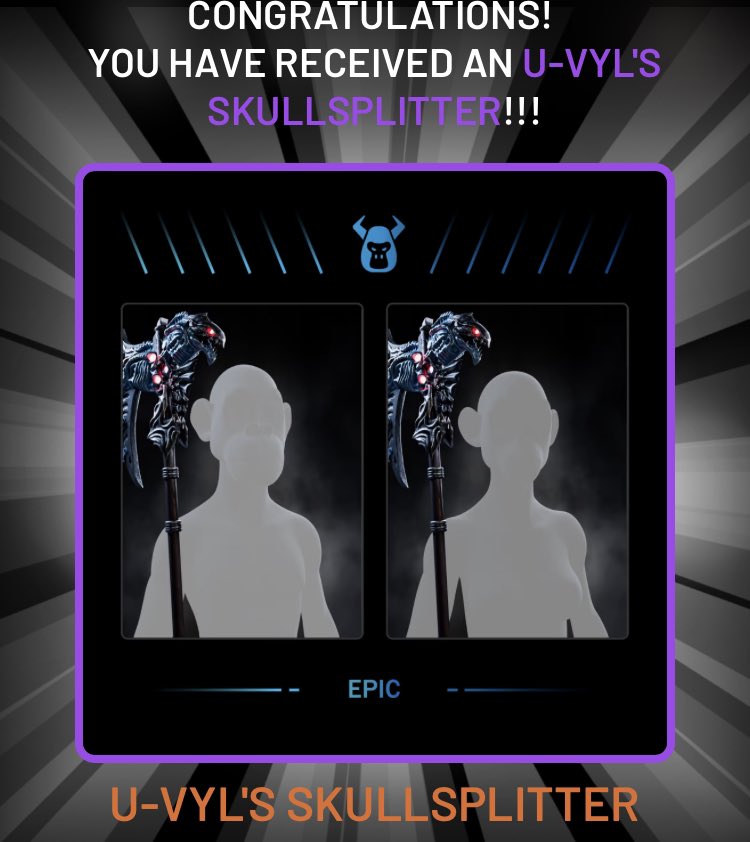 GhostPants_BAP's tweet photo. Finally got my last #VYL trait done!! Can’t wait for god apes! #CreatorsCrucible https://t.co/BM6I4bD8Fz