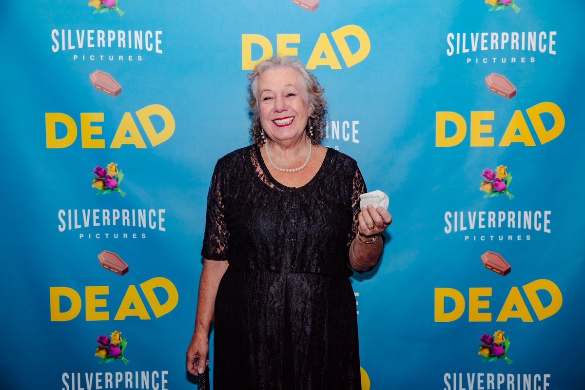 carrielondon's tweet photo. At screening of pilot of "Dead" mocumentary sitcom set in funeral home. I had a lovely time filming last spring and sipping  cocktails in at-premiere style last night! Can't wait for it to be greenlit so I can do more "Val".  Please follow  on instagram https://t.co/By0BQpxFr5 https://t.co/tT6R7yhl9q