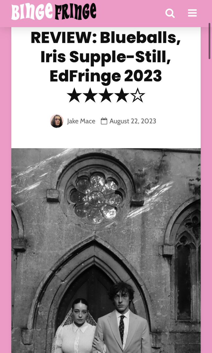 BlueballsFringe's tweet photo. Still glowing from such a beautifully written review @bingefringemag ! Here are our best bits - make sure you DON’T MISS OUT! 

📢EVERYDAY UNTIL 26th, 12:45pm! @theSpaceUK Triplex. £3!!!

https://t.co/qF0GXzAiyb @edfringe #fillyerboots #tweetthemedia #edfringe #feministfringe https://t.co/b5GQlWZ1jd