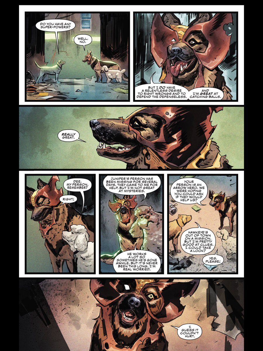 ACharisPollard's tweet photo. But my #ThisWeekInMarvel goes to the astounding #MarvelUnleashed. (Starts, Hervas, Nitro) You might think this is a fun, silly pet Avengers book. And in some ways it is. There are jokes. But it will also absolutely wring your heart and make you cry. https://t.co/YkMUVyVLFJ