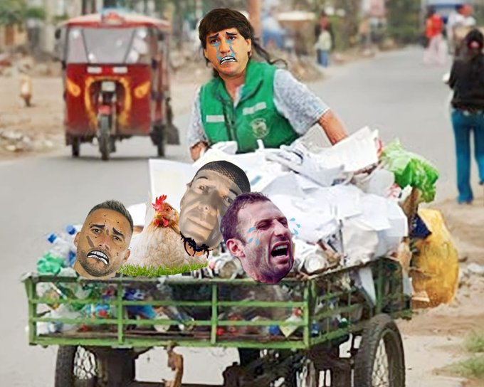 Maquinacele's tweet photo. @ErrorArbitralTR Esa conducta refleja su casi nula inteligencia emocional. La negacion y no aceptacion lo atormentará de por vida.  

100 likes y agregamos la cabeza del cachudo al triciclo reciclador :v https://t.co/oDlqsUR2u3