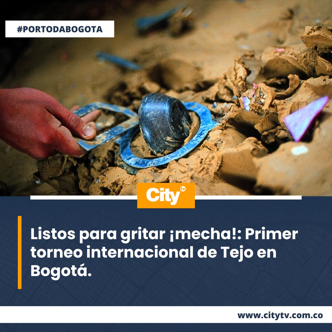 Citytv's tweet photo. 🏆🏅Por primera vez en la historia Bogotá llevará a cabo el primer torneo internacional de Tejo durante el 23 y 24 de agosto. Este evento organizado por el Instituto Distrital de Turismo pretende resaltar el tradicional deporte colombiano. Los detalles 👇
https://t.co/qM2WlX3UZa https://t.co/YgH1up2tlp
