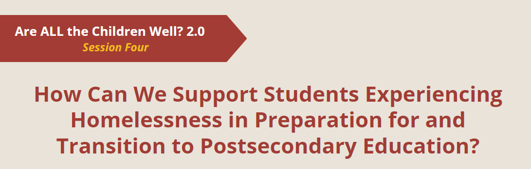 🗣 #Webinar alert! Join @pearlstrats and @MAEC4Ed on Sept 21 for a webinar entitled How Can We Support Students Experiencing #Homelessness in Preparation for and Transition to #Postsecondary Education? Learn more and register👉maec-org.zoom.us/webinar/regist… #College #HigherEducation