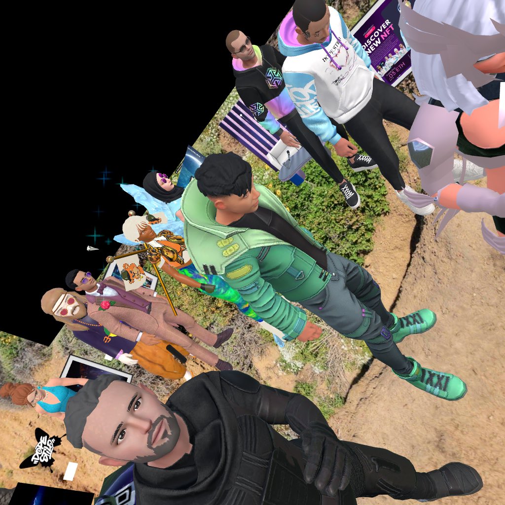 CirrusXr's tweet image. Super fun gig at @DopeStilo house party today. Summer vibes in the air!! Sweet music, spicy moves and beautiful people.
Tag yourself if you were there!
@StiloMusicGroup @iraxlab @LofiRadio_ @ChrisMetaverse @vadqcooper @Lisbet_Spatial @VernonSpatial @AAleksashev @HICeeCee