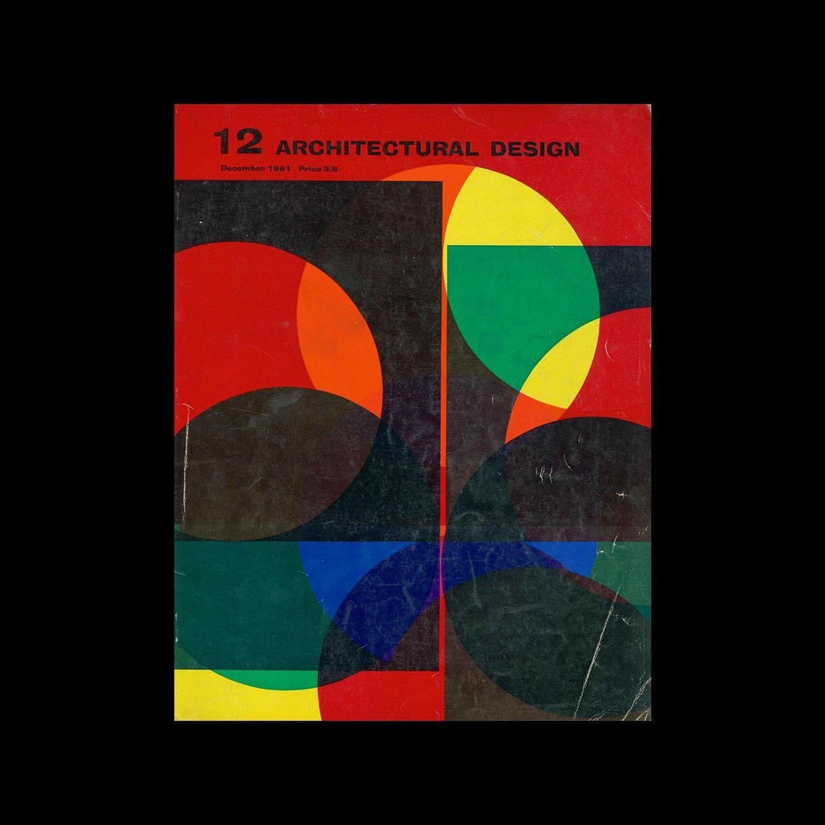 Architectural Design, December 1961. Cover design by Theo Crosby
#theocrosby #architecturaldesign