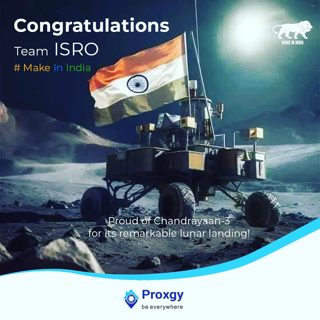 What a fantastic achievement by <a href="/isro/">ISRO</a> - Congratulations for taking India to the moon.

Kudos to India’s engineers and scientists. 🚀 🌙

#moonlanding #Chandrayan3 #ISRO #isroindia #Space #makeinindia