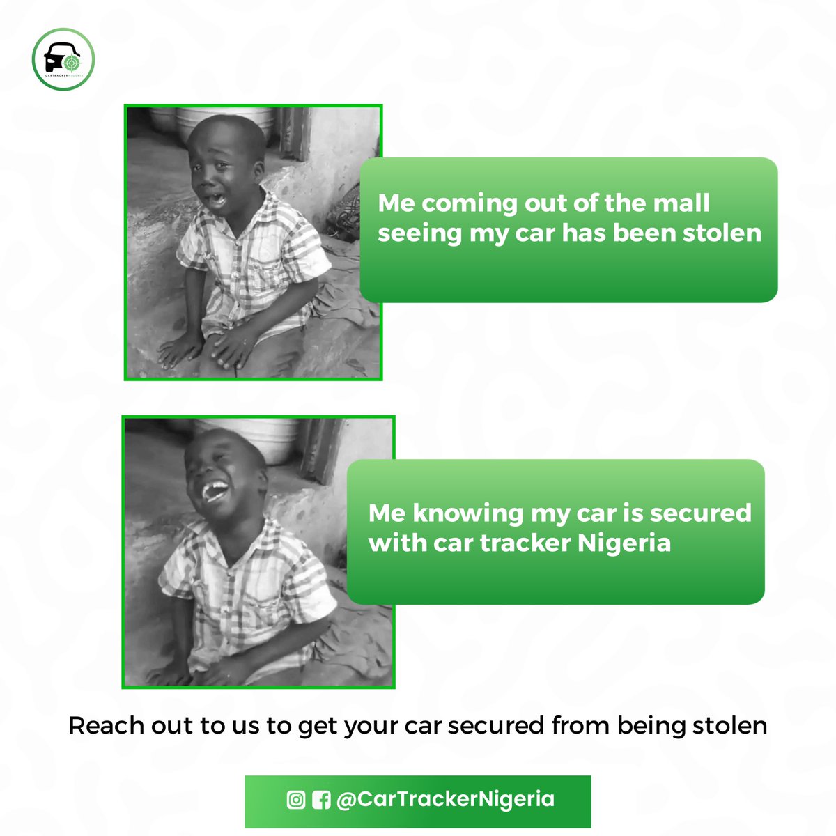 cartrackerngr's tweet photo. Car Tracker Nigeria gives you that peace of mind.
Your car is always secured with our tracking services.
Send us a DM and let’s get you secured🔐
#cartrackernigeria #cartrackingnigeria
#ctnreferral #biketracking https://t.co/Dx46r7wwiD