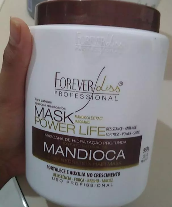 MÁSCARA HIDRATANTE DE MANDIOCA POWER LIFE FOREVER LISS 950G