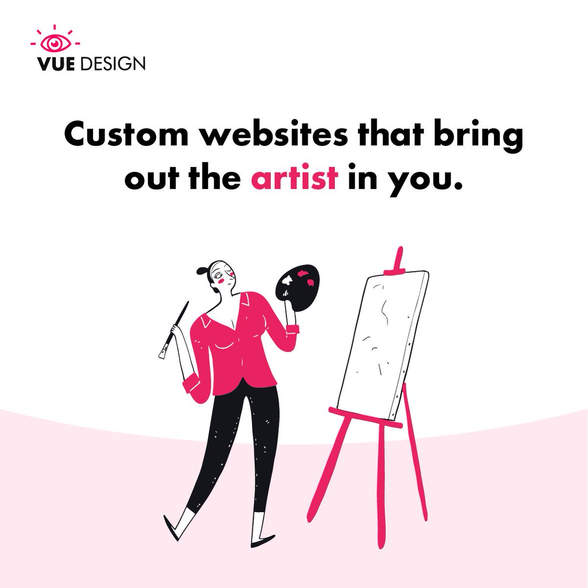 VueDesign's tweet image. Build a custom website that brings out the artist in you. Our eCommerce package is perfect for small and large businesses. Get a shop up and running today. ⚡️

#webdevelopment #EcommerceTips #WordPress #WebsiteDesign #webdesign #smallbusinesstips #GraphicDesign #freelance
