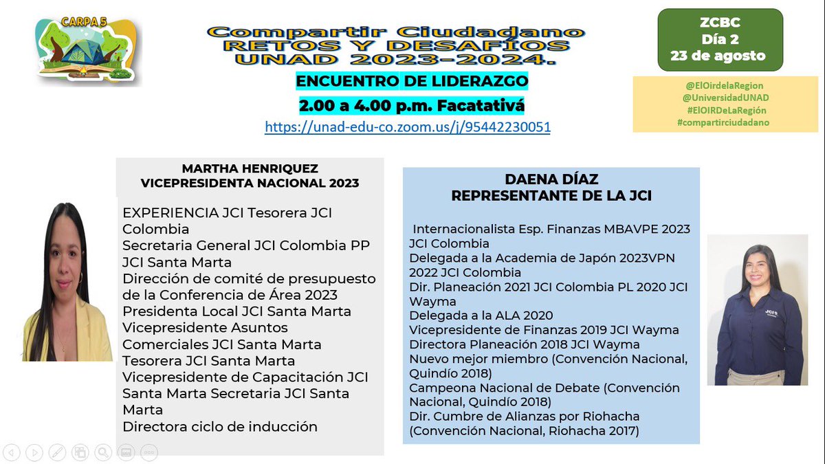 El OIR de las Regiones UNAD tweet media