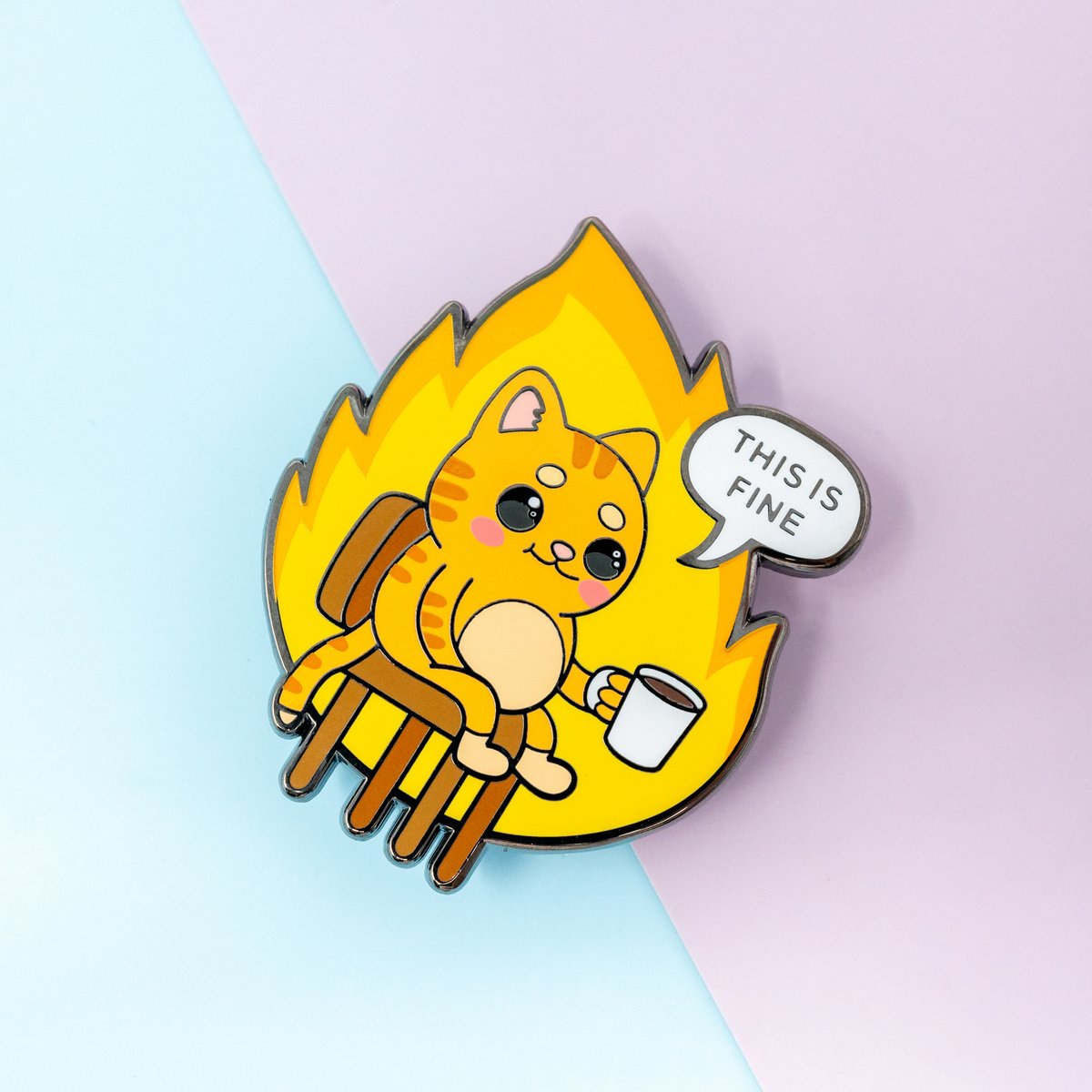 shopmoonmoli's tweet photo. Sometimes you just have to tell yourself this is fine.

Get the pin here https://t.co/sHmHGqztz5

#enamelpins #pincollection #pinsforsale #pincollector https://t.co/NQhmsFiegt