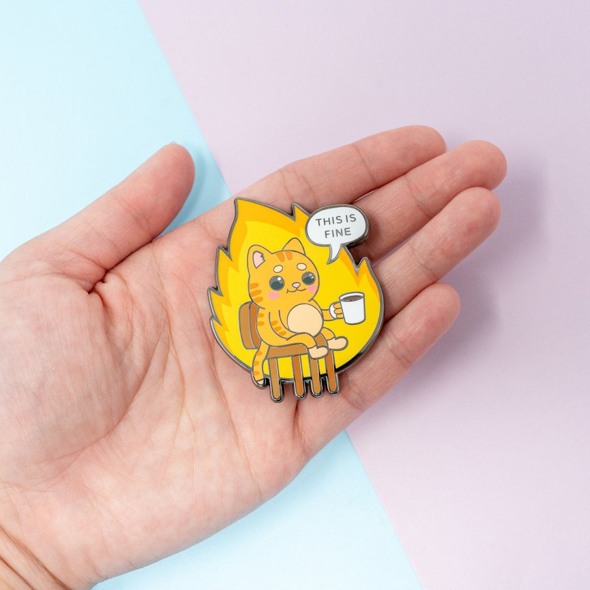 shopmoonmoli's tweet photo. Sometimes you just have to tell yourself this is fine.

Get the pin here https://t.co/sHmHGqztz5

#enamelpins #pincollection #pinsforsale #pincollector https://t.co/NQhmsFiegt