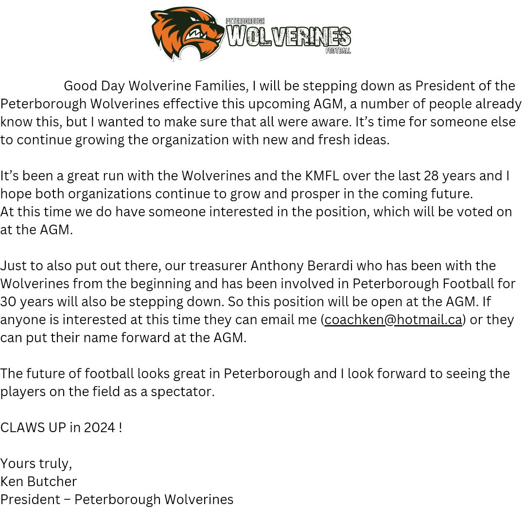 Peterborough Wolverines Football Club tweet media