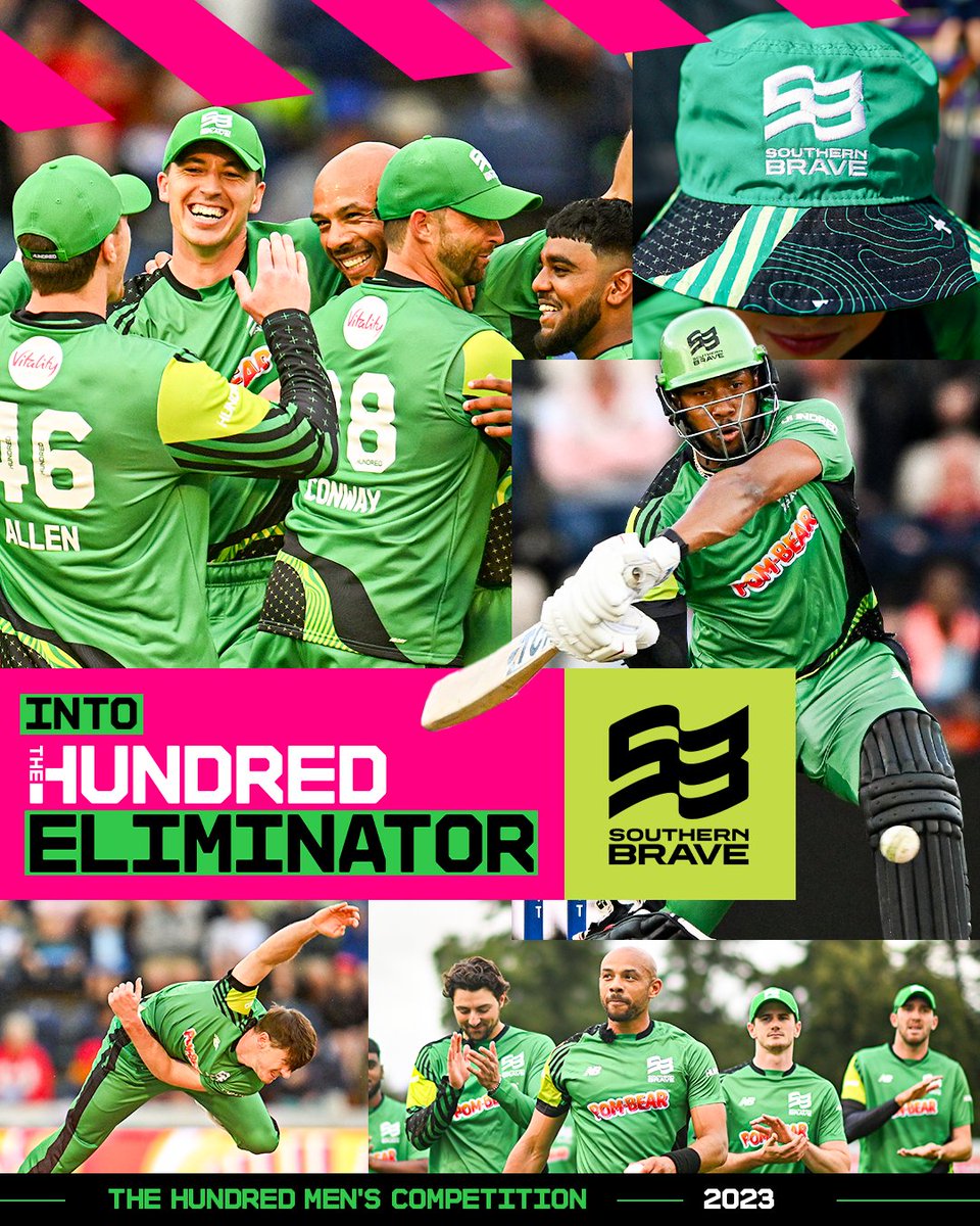 thehundred's tweet photo. A solid performance away from home 👏

Southern Brave will meet Manchester Originals in Saturday's Eliminator 💥

#TheHundred https://t.co/jVAUuHulIA