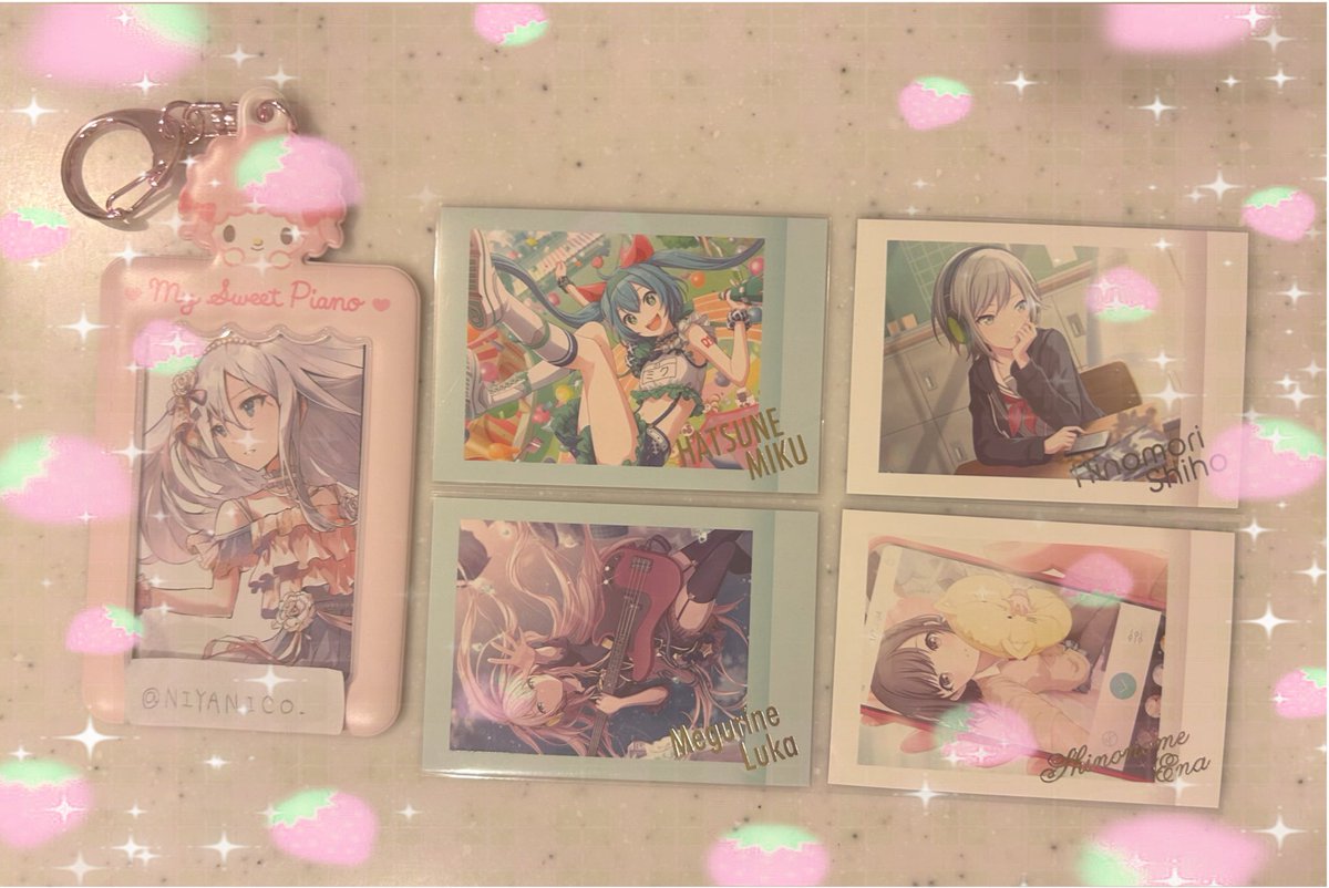 niyanico_'s tweet photo. ꒰ プロセカ ぱしゃこれ 交換 ꒱

譲♡ ミク ルカ KAITO MEIKO 咲希 志歩 みのりこはね 杏 司 えむ 類 まふゆ 絵名 瑞希

求♡ 3枚目奏,穂波

詳細ALT
︎︎︎︎︎︎郵送での交換です⭐️
お気軽にお声掛け下さいʢᴗ.ᴗʡᶻ💬

#プロセカ交換
#プロセカグッズ交換
#プロセカグッズ買取
#プロセカグッズ譲渡 https://t.co/6uHR2moSZE