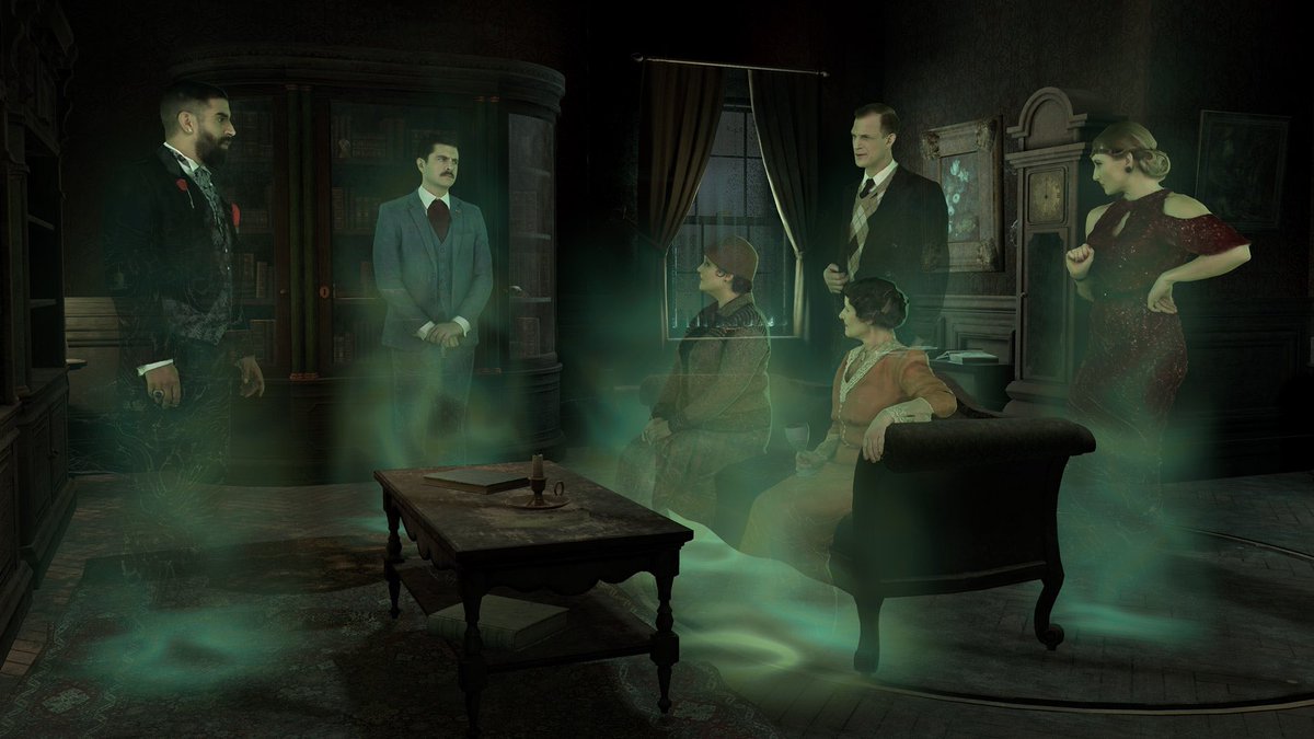 FreaksBits's tweet photo. THE 7th GUEST VR
Versió actualitzada del joc del 1993. Una aventura de misteri que té lloc en una mansió plena de secrets i trencaclosques. Ara amb la realitat virtual sembla que tindrem activat el mode “pell de gallina” activat permanentment… #The7thGuestVR #OpenNightLive https://t.co/MLs8p5QYGU