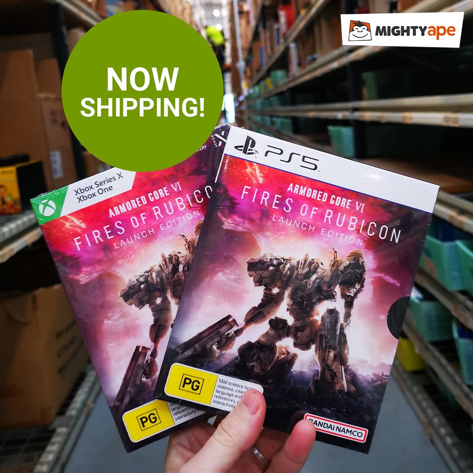 IT'S TIME. Armored Core VI: Fires of Rubicon is NOW SHIPPING. mghty.pe/44hlGMl