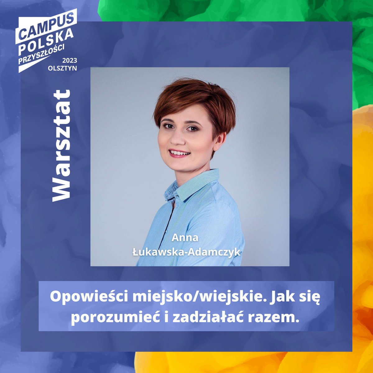 On Tuesday <a href="/Campus_Polska/">Campus Polska Przyszłości</a>, we're exploring how to overcome rural and urban divisions with a workshop led by Anna Łukawska-Adamczyk of Fundacja Wieświejak. Find out more about the three workshops we're helping deliver this week: evensfoundation.be/news/evens-fou…

#Campus2023