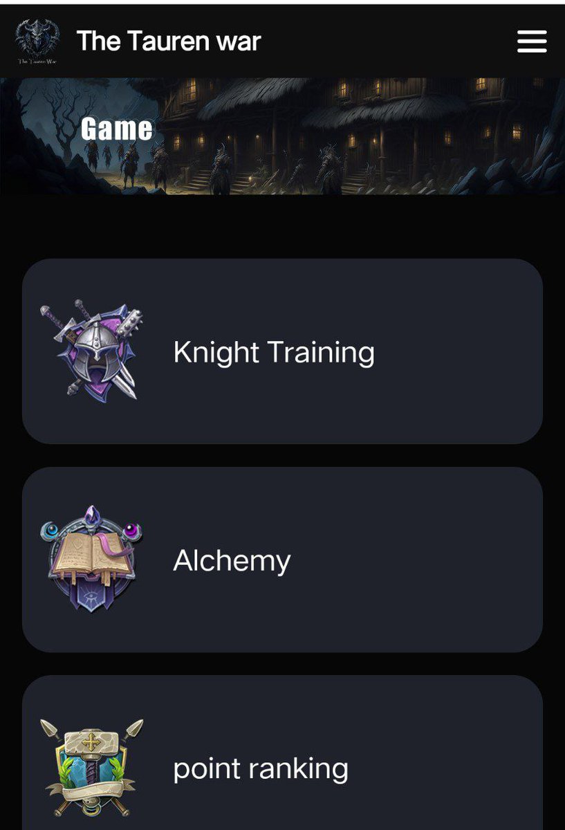 Tauren_war's tweet photo. Fourth: after you get Knight NFTs now you can enjoy your gaming time! https://t.co/igoTszGCTh