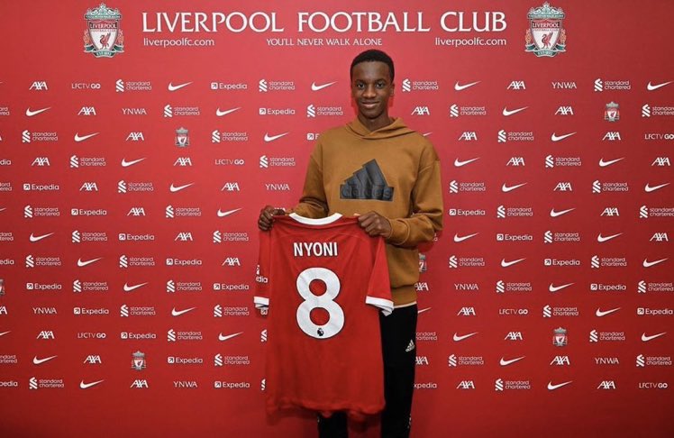 FabrizioRomano's tweet image. Done, completed. Talented midfielder born in 2006 Trey Nyoni joins Liverpool from Leicester. 🔴✨ #LFC
