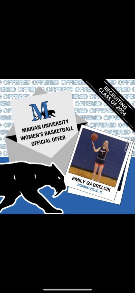 After a great visit and conversation with <a href="/jward3430/">Josh Ward</a> I am excited to announce i have received  an opportunity and offer to play basketball  <a href="/marianwbb/">Marian Women's Basketball</a>