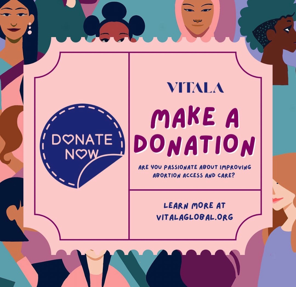 Did you know that Vitala is a non-profit? We are working to expand our abortion companion app, currently used in Venezuela, to the U.S. If you believe in reproductive freedom &amp; healthcare for all, you can make a tax-deductible donation to support our work: bit.ly/3QChkfg