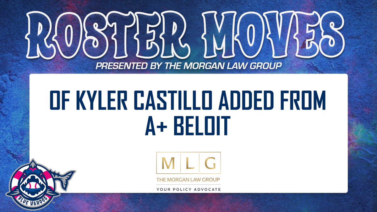 Today's roster move, presented by <a href="/MorganLawGroup/">The Morgan Law Group</a>: