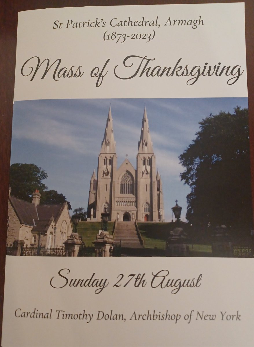 24 August 1873 - 24 August 2023...a time to give thanks! Final preparations being made for the celebrations to mark the 150th anniversary of the Dedication of St Patrick's Cathedral, Armagh.