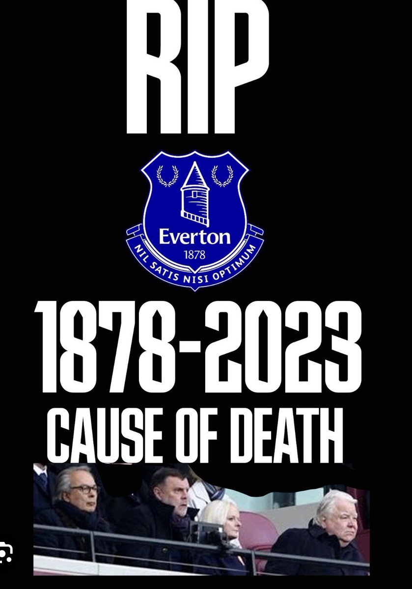 NatashaMalone's tweet photo. #RIPEVERTONFC #EFC #Everton https://t.co/47s4vcWSmw
