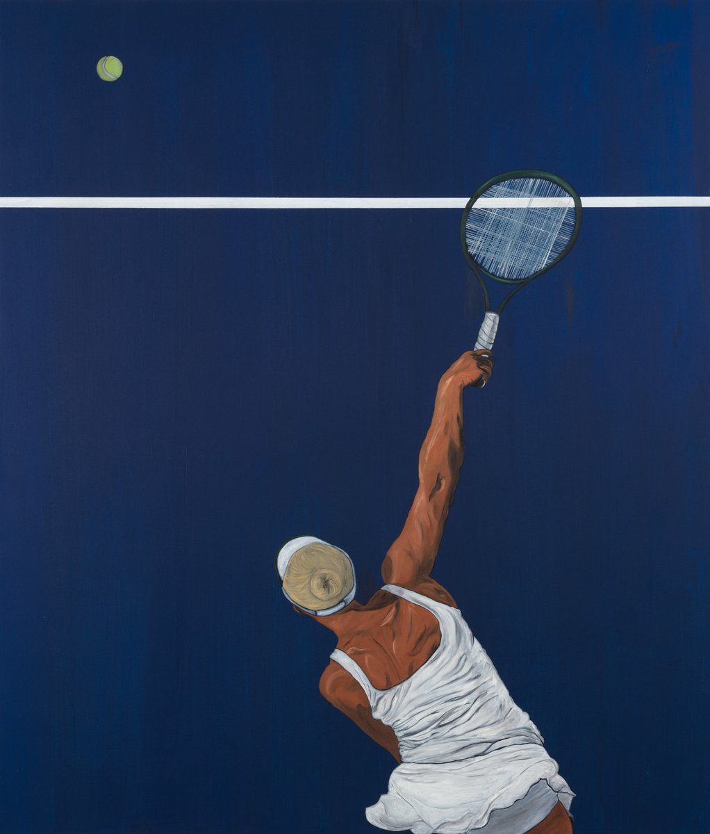 artsy's tweet photo. 🎾 #HonorTitus, Second Serve, 2023 https://t.co/w9CgODmlNF https://t.co/MoAcnzEYR6