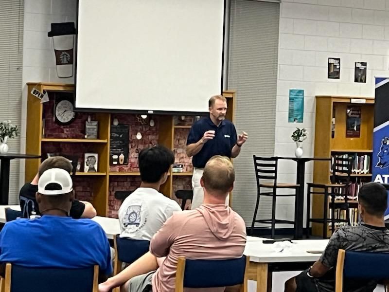 Privileged to share a message with @MaidenHS coaches recently. They're not only winners on the field but also helping their players be better young people off the field. Best wishes to the Blue Devils this year! #LegacyIsNotSomethingULeave4PeopleItsSomethingULeaveInPeople