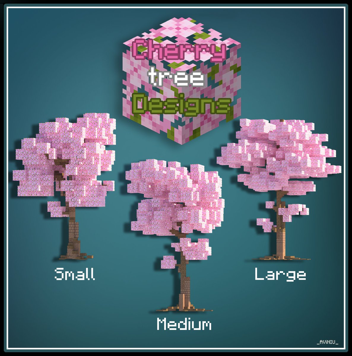Some tree designs HEAVILY inspired by @Junopii_ but i wanted to build some trees after a long time and share it here #Minecraft #Minecraftbuilds #minecraft建築コミュ