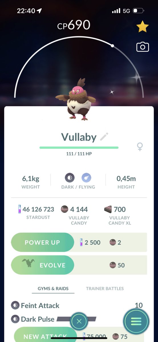 Just hatched My 3 shiny Vullabye🤩🤩