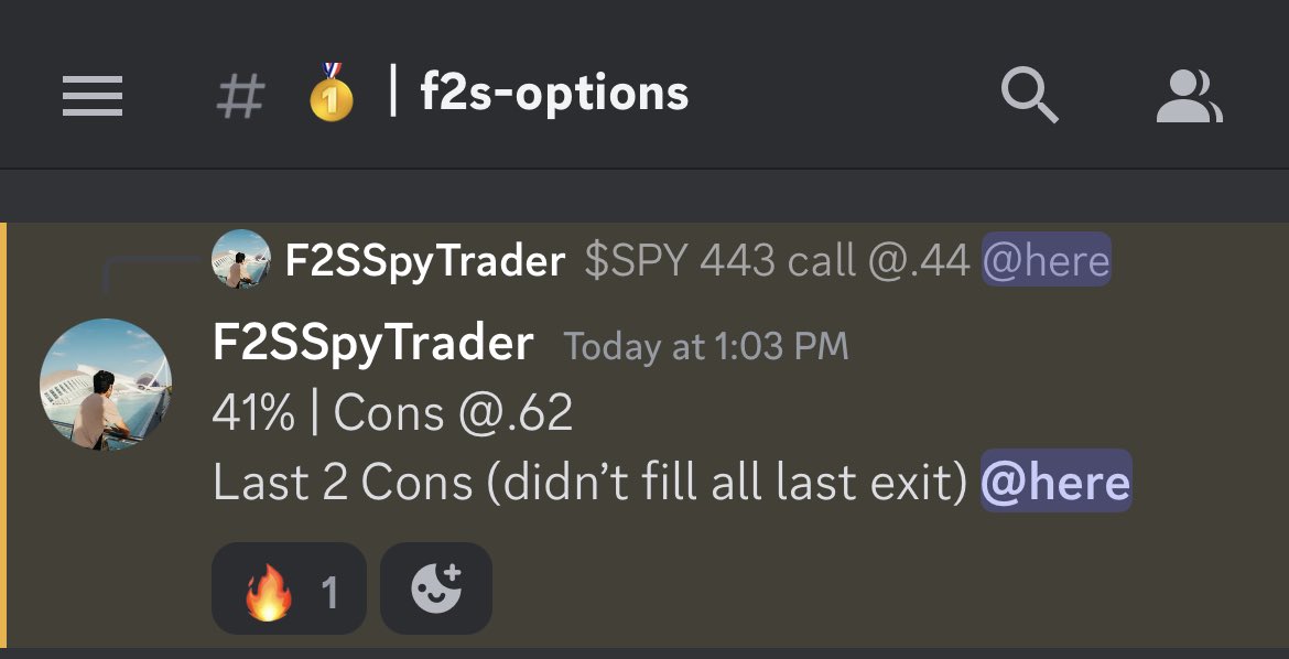 F2SSpyTrader's tweet photo. 1/1 on $SPY Plays Today 

Scalped 41% at EOD before Close 

Description : ⬇️
How you could’ve used the price action given to take the same entry and sell points I took on that play 

$SPX // $NDX // $QQQ // $NVDA https://t.co/mkyT1EsWVI