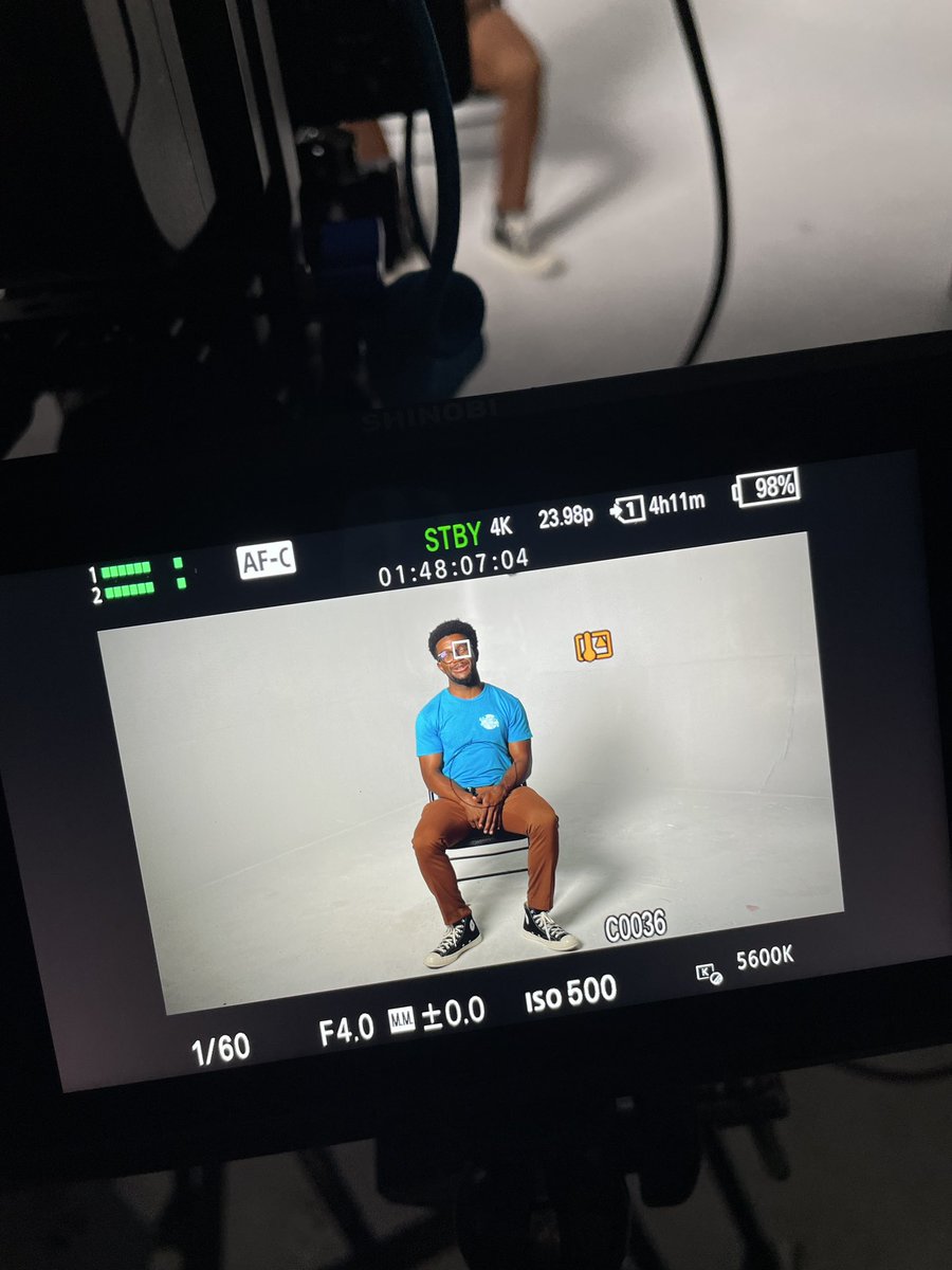 SCSCinema's tweet photo. We were lucky enough to make a new feline friend on while filming a series of testimonials surrounding a new health/fitness product

The Sony Sisters (FX3 &amp; FX30) provided exactly what we needed for this set up and we’re aided by the Aputure light storm 600x pro w/octagon softbox https://t.co/pUXWO9r6hE