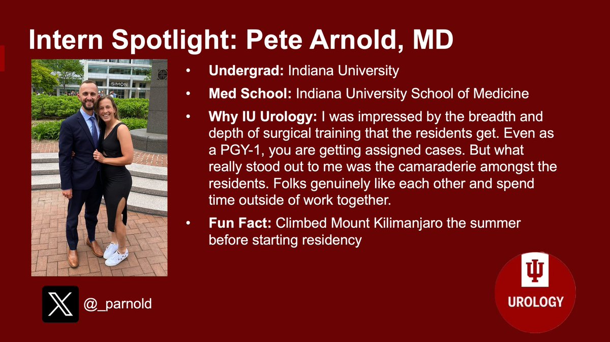 Indiana University Department of Urology tweet media