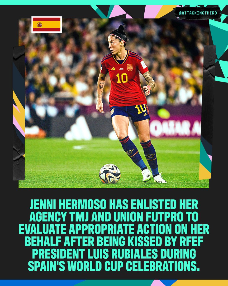 WGolazo's tweet photo. Jenni Hermoso has asked her agency and union to represent her best interest against Spainish FA president Luis Rubiales. https://t.co/dJ2RQEL3Ht