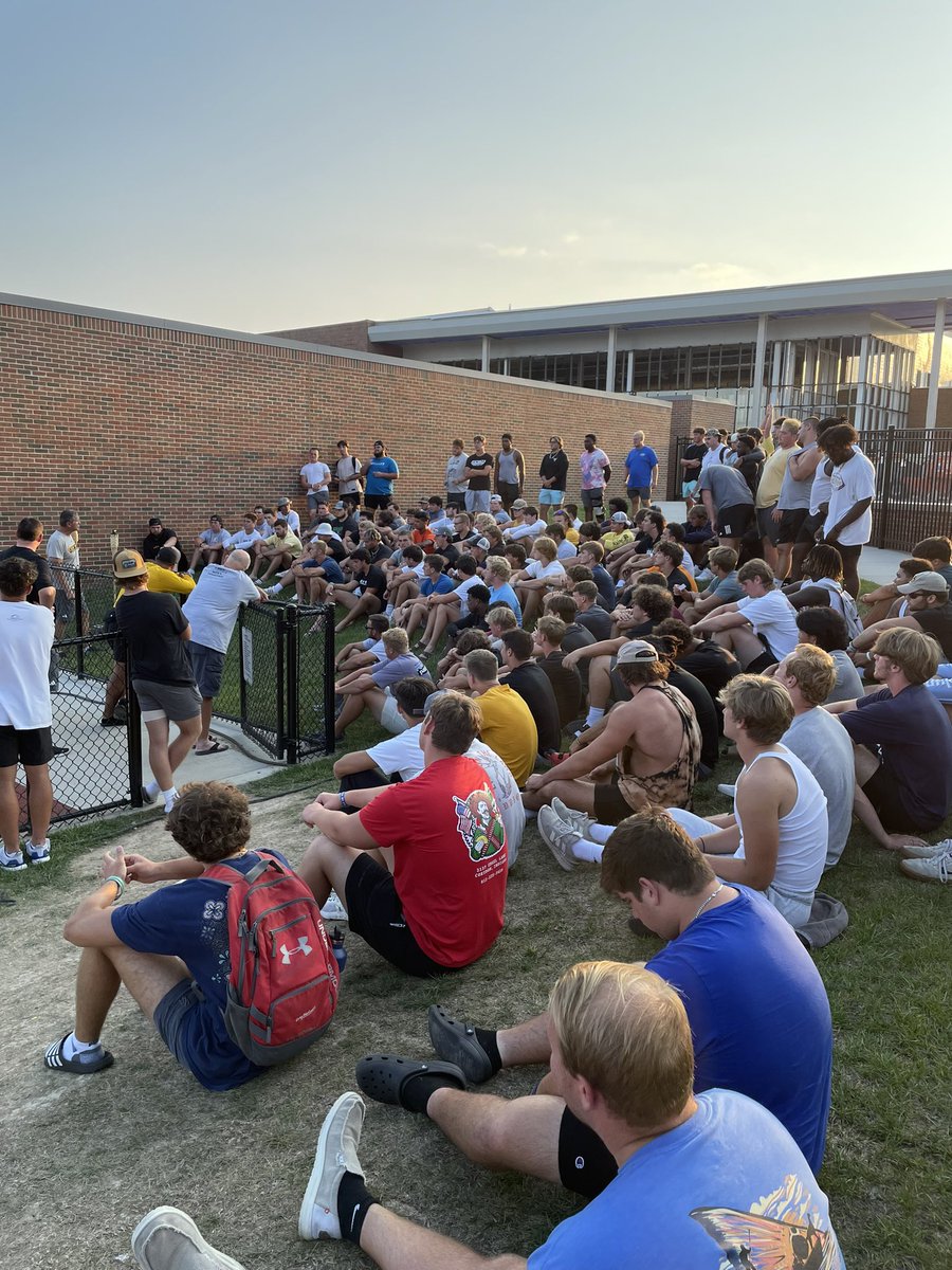 Last night the 2023 Colonel Football squad buried our excuses and recognized the ways we give power to denial and lies. R.I.P. Excuses! #PEV