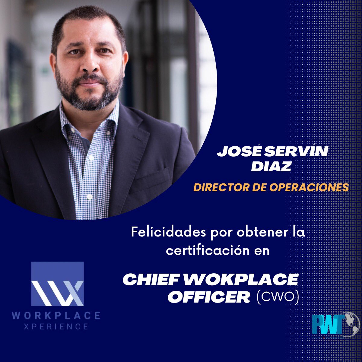 JoseDiazdL's tweet photo. Estimada red , les comparto con mucho gusto un logro profesional más en mi carrera profesional hasta hoy día. 

Les agradezco sus felicitaciones y apoyo, será un placer celebrar con ustedes sus éxitos también.  Les deseo un excelente cierre de semana !!!

#ChiefWorkplaceOfficer https://t.co/SNpIimBu94
