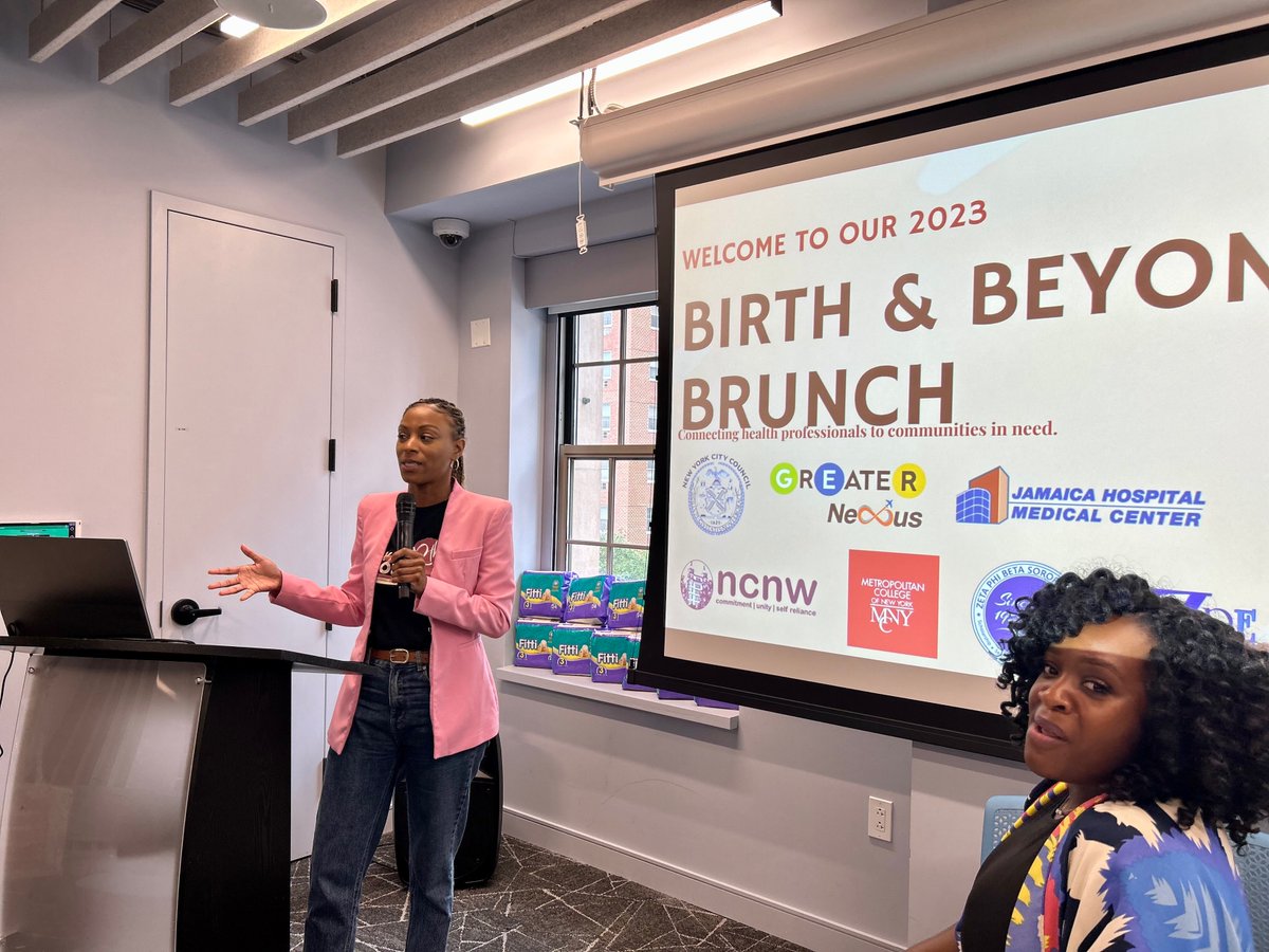 NYCSpeakerAdams's tweet photo. Improving maternal health outcomes has been a top priority of our women-majority @NYCCouncil.

This weekend, my office brought birth and postpartum professionals together to discuss how to best support birthing people and take action to address inequities in maternal health. https://t.co/QmV0UdSOQK