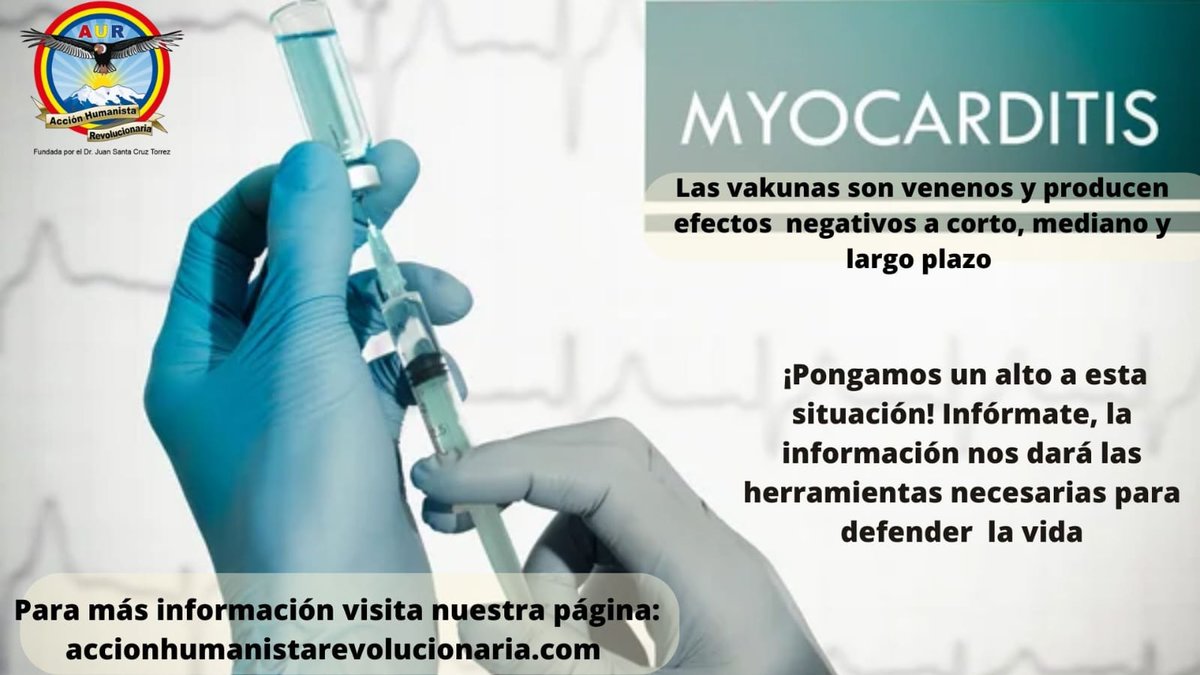 adrianaayala_p's tweet photo. ¿Muertes repentinas? Personas #jóvenes y #deportistas  con problemas cardiacos son las #vacunas
#Genocidio #saqueos #Prigozhin #temblor #Ofende #BuenMiercoles #Messi #Logan #BRICS #TheLulosShows 
#Wagner #AUR
Infórmate  https://t.co/7ViUedLV6B
O por Zoom
https://t.co/4bC5xBquOU https://t.co/lXaG6gefNo