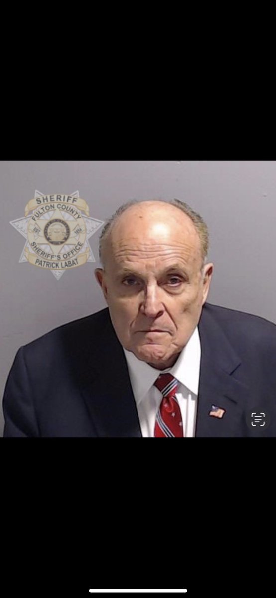 KatiePhang's tweet photo. NEW: mugshots for Jenna Ellis, Rudy Giuliani, and Sidney Powell have been released. https://t.co/roPbUoMAi9