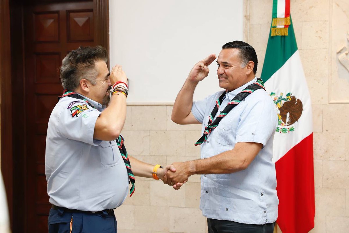 ¡Mérida sede del Rover Challenge “La ruta de Balam”!🗺️

Me reuní con Pedro Díaz Maya, Jefe Nacional Scout y con integrantes de los <a href="/scoutsdemexico/">Scouts de México - Página Oficial</a> quienes me compartieron más detalles de este campamento que se realizará en el mes de diciembre en nuestro estado reuniendo a jóvenes