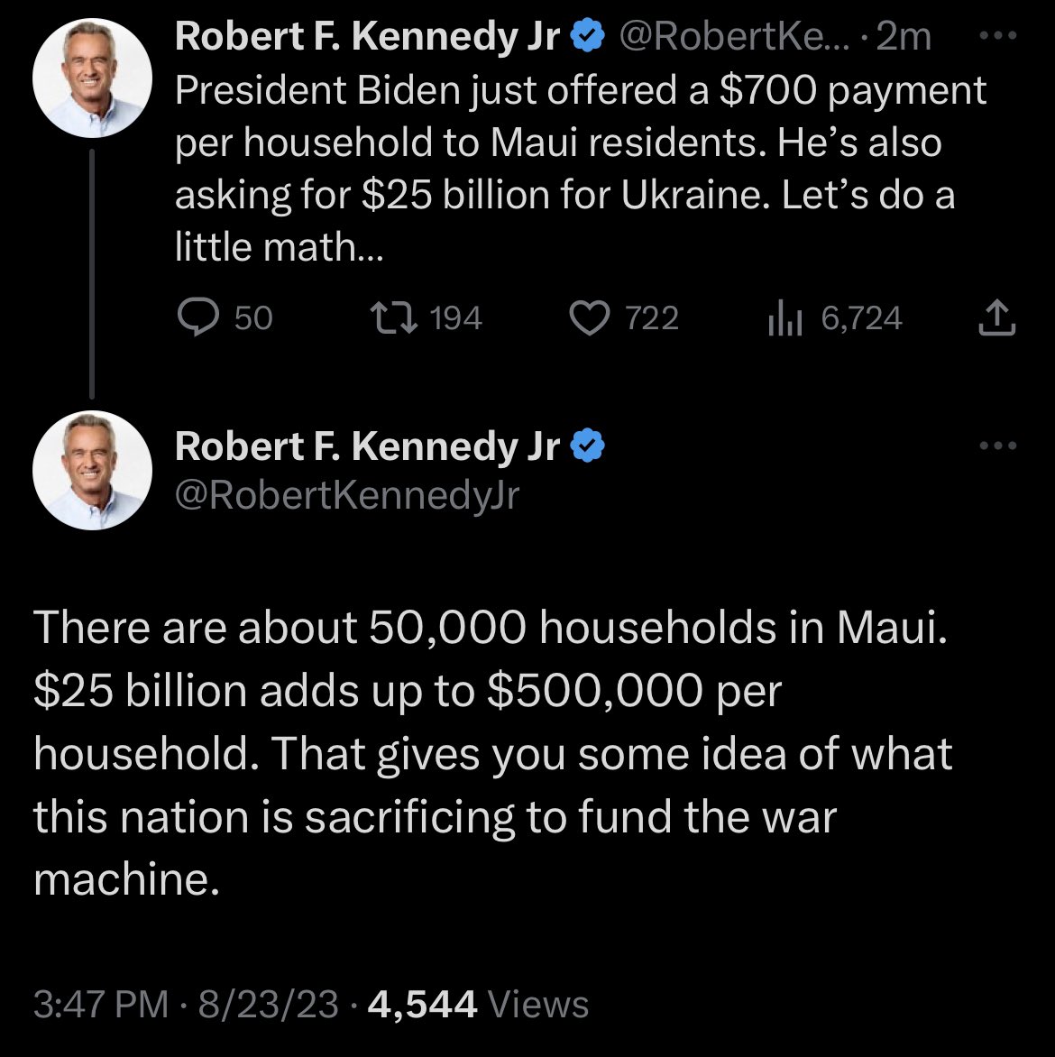 RampCapitalLLC's tweet image. What’s the counter argument to RFK’s point here?